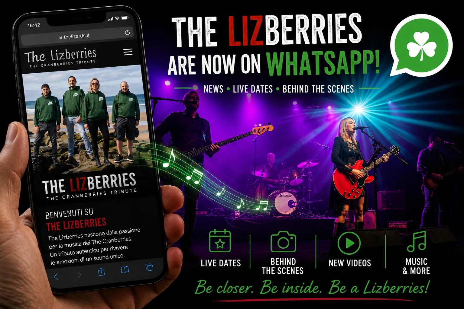 The Lizberries su WhatsApp: seguici ora